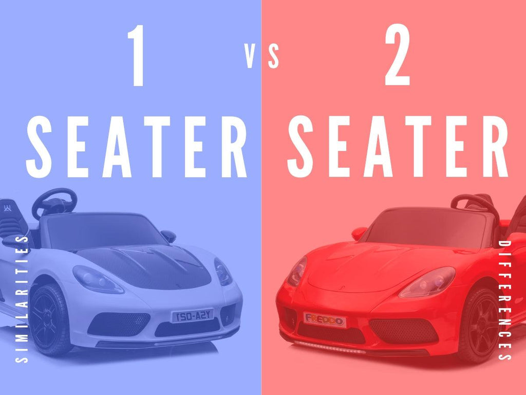 One-Seater vs. Two-Seater Kids' Cars: Choosing the Right Option for Your Child - Just Fun Things