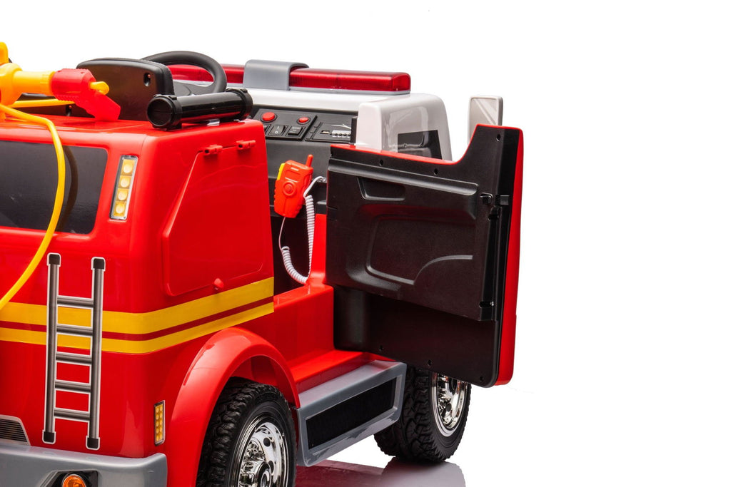 24V Freddo Fire Truck 2 Seater Ride On Just Fun Things