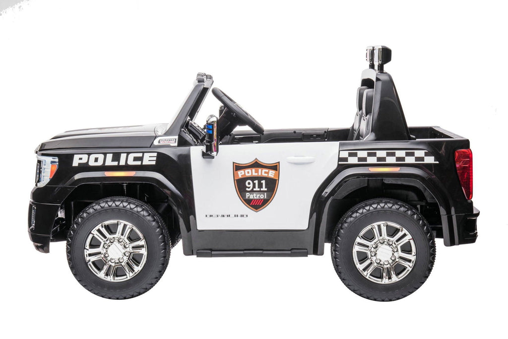 24V GMC Sierra Denali Seater Police Ride-on Truck – Just Fun Things