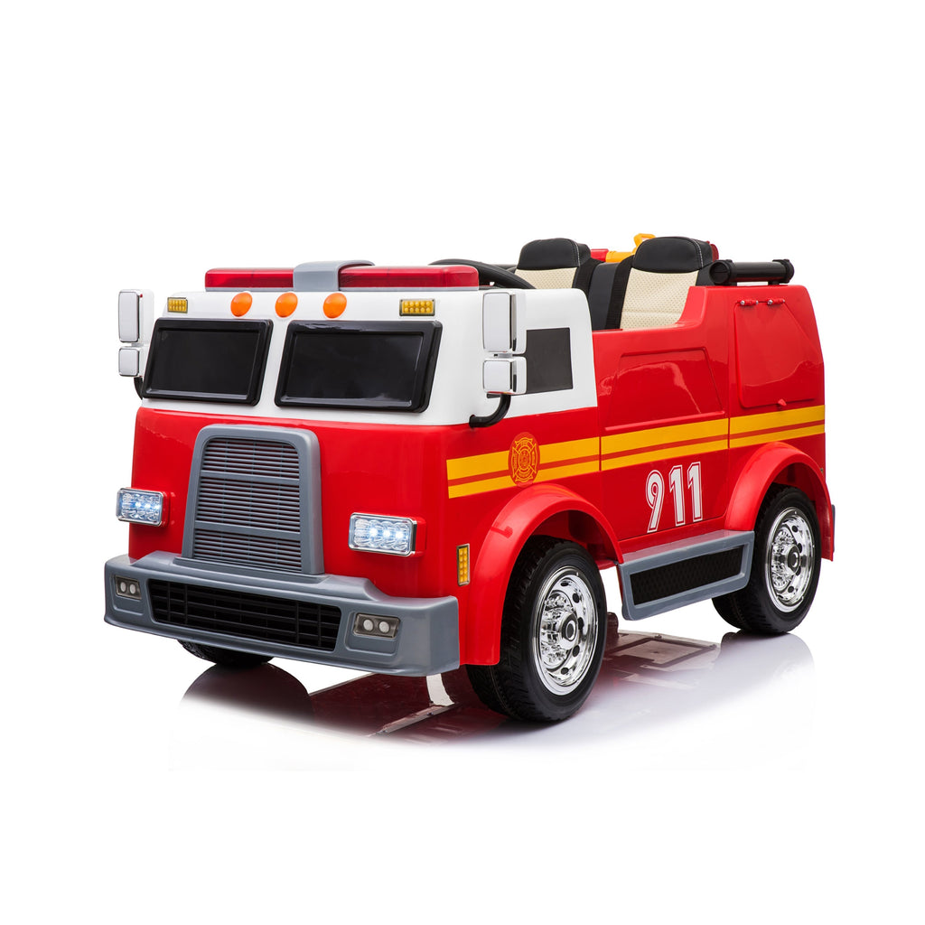 24V Freddo Fire Truck 2-Seater Ride On