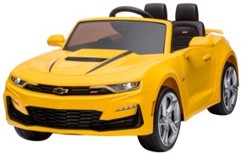 12V Yellow Chevrolet Camaro Kids Ride-On Car with MP3 | 1 Seater